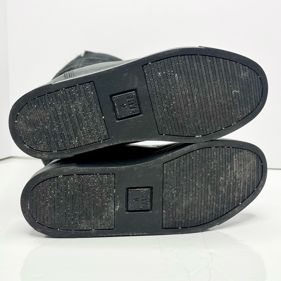 Frye ‘Gemma’ Shearling Lined Leather/Suede Tall Boots - Picture 9 of 11